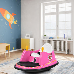 Kids Ride-On Bumper Car with Colorful Flashing Lights and Music