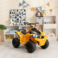 12V Kids Ride on ATV with 2 Speeds and LED Lights