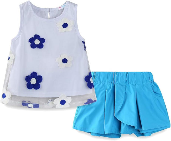 Little Girls Outfits Summer Holiday Sunflower