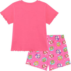 Girls 100% Cotton Short Pyjamas 6 Months - 5 Years