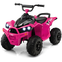 12V Kids Ride on ATV with 2 Speeds and LED Lights