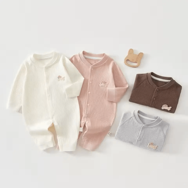 100% Cotton Baby Romper for Newborns – Spring and Autumn Sleepwear
