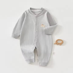 100% Cotton Baby Romper for Newborns – Spring and Autumn Sleepwear