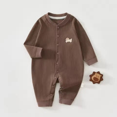 100% Cotton Baby Romper for Newborns – Spring and Autumn Sleepwear
