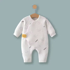 100% Cotton Baby Romper for Newborns – Long-Sleeve Spring and Autumn Jumpsuit