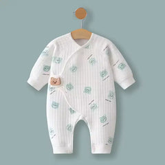 100% Cotton Baby Romper for Newborns – Long-Sleeve Spring and Autumn Jumpsuit