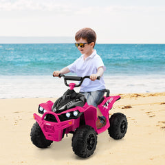 12V Kids Ride on ATV with 2 Speeds and LED Lights