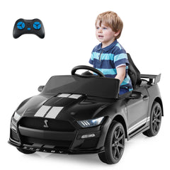 12V Kids Electric Car Ford Mustang Shelby GT500 with Remote - Black/Blue/Pink/Red