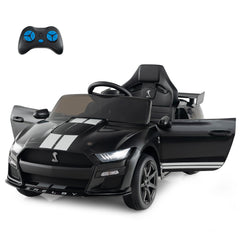 12V Kids Electric Car Ford Mustang Shelby GT500 with Remote - Black/Blue/Pink/Red