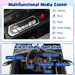 12V Kids Electric Car Ford Mustang Shelby GT500 with Remote - Black/Blue/Pink/Red