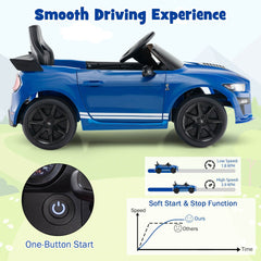 12V Kids Electric Car Ford Mustang Shelby GT500 with Remote - Black/Blue/Pink/Red