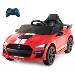 12V Kids Electric Car Ford Mustang Shelby GT500 with Remote - Black/Blue/Pink/Red