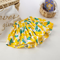 Girls' Short Sets - Trendy and Comfortable Summer Outfits for Girls Fashionable Clothing Sets 4Pc