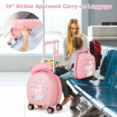 4-Piece Kid’S Luggage Set Kids Journey Suitcase Set