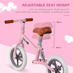 HOMCOM Kid Balance Bike Childrenbicycl