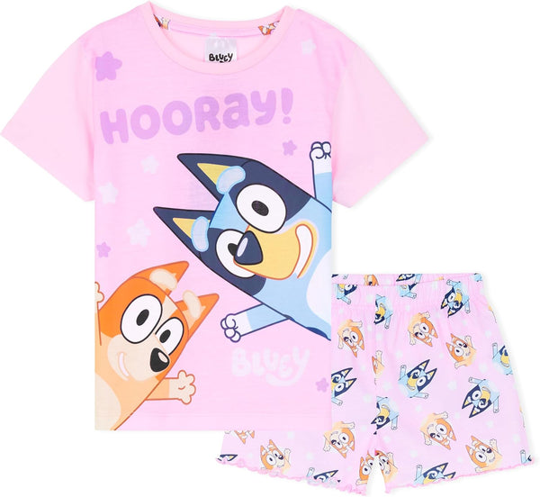 Pyjamas for Kids Girls and Boys Pjs 2 Piece Nightwear T-Shirt Short Kids Pjs Summer Soft Breathable Toddlers Lounge Wear Sizes 2-6 Years Bingo Gifts for Girls