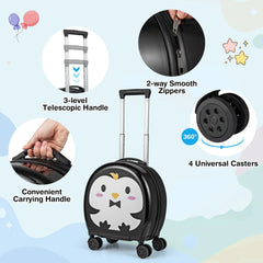 4-Piece Kid’S Luggage Set Kids Journey Suitcase Set