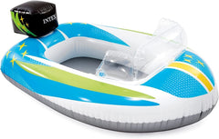 Kids Inflatable Swimming Pool Lilos Water Ride on Boat Float Beach Raft Toy