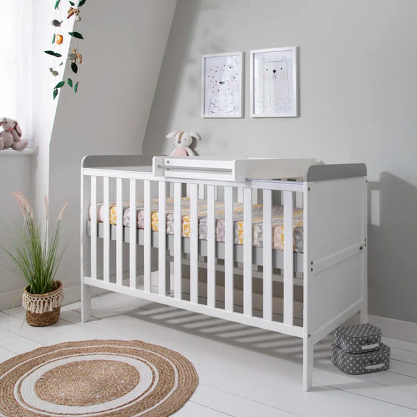 Rio Cot Bed with Mattress and Cot Top Changer