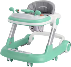 2 in 1 Baby Walker with Feeding & Music Tray