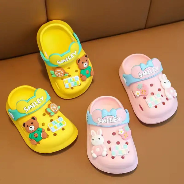 2025 Summer Baby Sandals – Cute Cartoon Anti-Slip Slippers for Infants