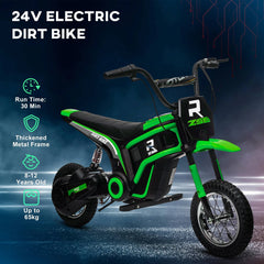 24V Kids Electric Motorbike with Twist Grip Throttle