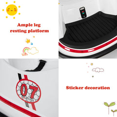 Kids Ride-On Bumper Car with Colorful Flashing Lights and Music