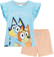 Pyjamas for Kids Girls and Boys Pjs 2 Piece Nightwear T-Shirt Short Kids Pjs Summer Soft Breathable Toddlers Lounge Wear Sizes 2-6 Years Bingo Gifts for Girls