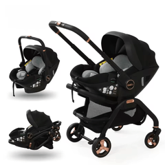 3-in-1 Baby Pram Stroller Pushchair with Two-Way Safety Seat