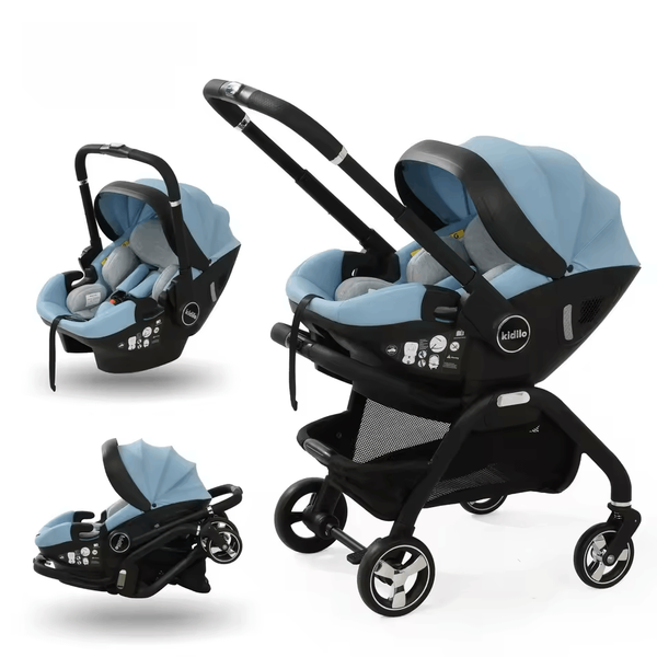 3-in-1 Baby Safety Stroller with Two-Way Safety Seat