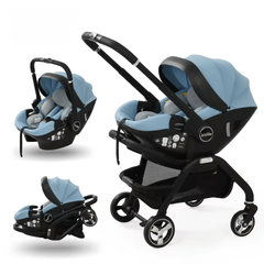 3-in-1 Baby Pram Stroller Pushchair with Two-Way Safety Seat