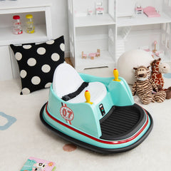 Kids Ride-On Bumper Car with Colorful Flashing Lights and Music