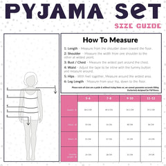 Pjs for Girls Summer T-Shirt and Short Girls Pyjamas 2 Piece Set Soft Lounge Wear 5-12 Years Kids Pjs Nightwear Gifts for Girls