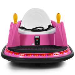 Kids Ride-On Bumper Car with Colorful Flashing Lights and Music