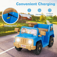 6V Kids Riding Toy with Sound Effects One-Button Start