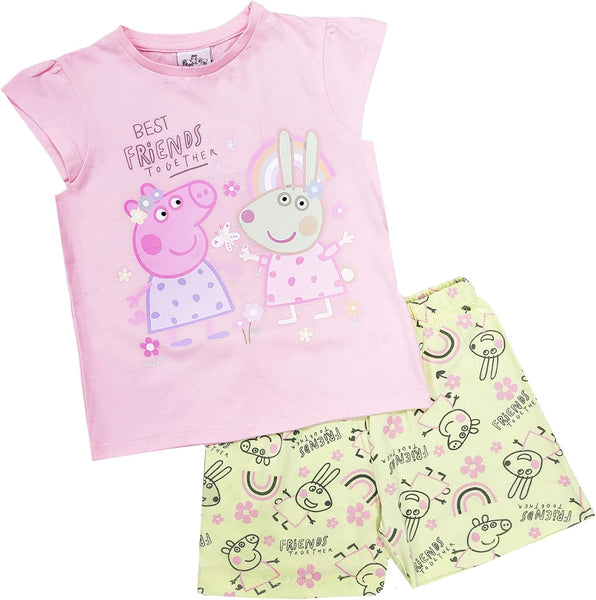 Personalised Girls Short Pyjamas Nightwear Best Friends