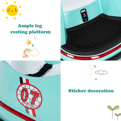Kids Ride-On Bumper Car with Colorful Flashing Lights and Music