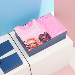 Pjs for Girls Summer T-Shirt and Short Girls Pyjamas 2 Piece Set Soft Lounge Wear 5-12 Years Kids Pjs Nightwear Gifts for Girls