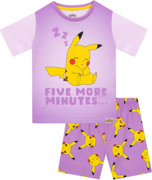 Girls Pyjamas | Pikachu Pyjamas | Pikachu Pjs for Girls | Ages 5 to 13 Years
