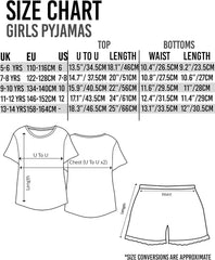 Pyjamas for Girls | Hogwarts Crest Glitter Print Long Leg Pyjamas | Magical Merchandise