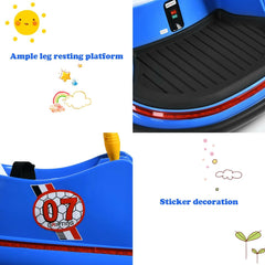 Kids Ride-On Bumper Car with Colorful Flashing Lights and Music