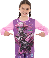 Girls Pyjamas | Autobots Pj'S | Elita-1 Girls' Pyjama Sets | Ages 3 to 10 Years