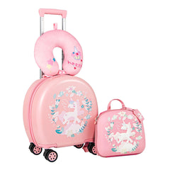 4-Piece Kid’S Luggage Set Kids Journey Suitcase Set