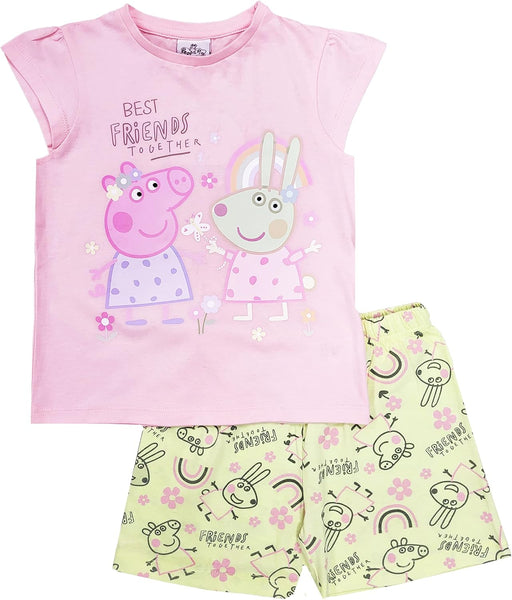 Personalised Girls Short Pyjamas Nightwear Best Friends