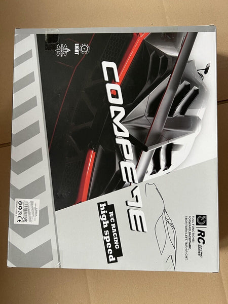 Graffiti RC Racing Car with Light 4WD Boys Girls Remote Control Kids Toy Gift