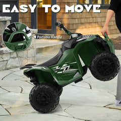12V Kids Ride on ATV with 2 Speeds and LED Lights