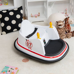 Kids Ride-On Bumper Car with Colorful Flashing Lights and Music