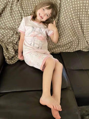 Girls Pajamas Summer Short Sets Sleepwear 100% Cotton Toddler Pjs Clothes Size 2-10 Years