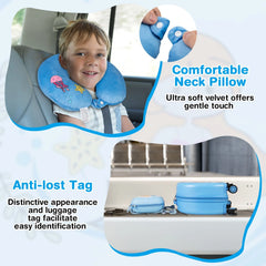 4-Piece Kid’S Luggage Set Kids Journey Suitcase Set