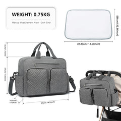 🔥 Large Mummy Changing Shoulder Travel Bag Hospital Baby Nappy Tote Handbag